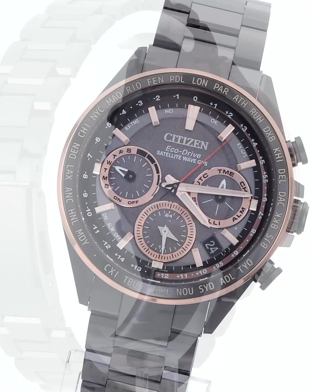 Amazon.co.jp: [CITIZEN] 腕時計 アテッサ ATTESA GPS衛星 エコ
